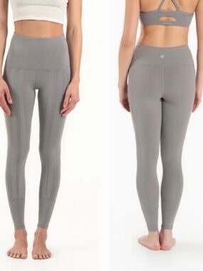 Sweetflexx Resistance Leggings Grey Size 10 NWT